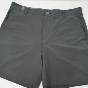 Faherty All Day Shorts Mens Size 35 Charcoal Gray Hybrid Quick Dry 7" Inseam NWT